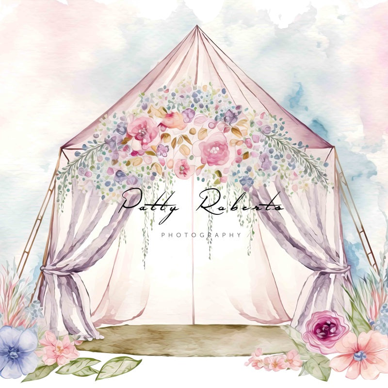 Kate Spring Boho Tepee Backdrop Designed by Patty Robert