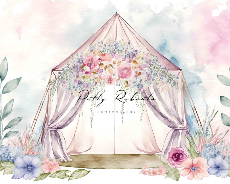 Kate Spring Boho Tepee Backdrop Designed by Patty Robert