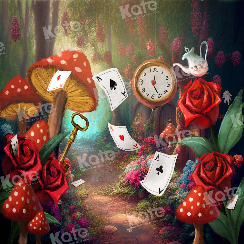 Kate Fantasy Mushroom Forest Backdrop Designed by Chain Photography -UK
