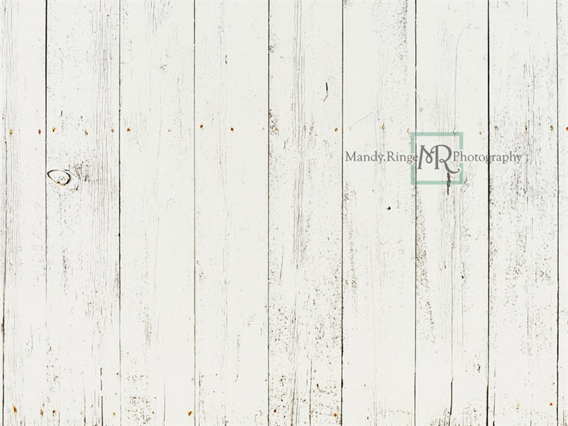 Kate White Barn Planks Wood Backdrop Designed by Mandy Ringe Photography