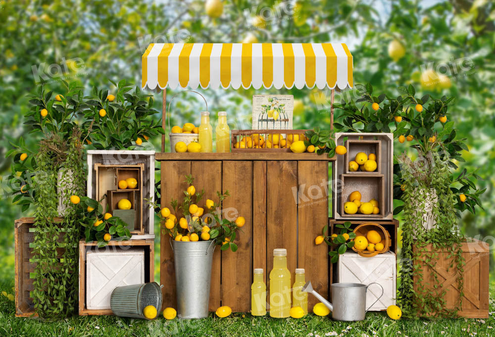 Kate Summer Lemon Trees Backdrop Designed by Emetselch