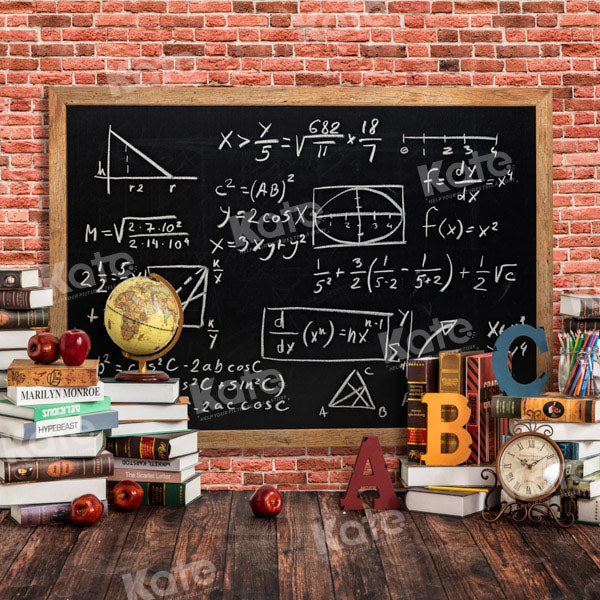 Kate Back to School Brick Wall Backdrop Designed by Emetselch -UK