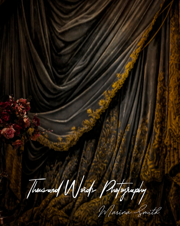 Kate Retro Classical Court Style Warm Color Backdrop Designed by Thousand Words Photography -UK