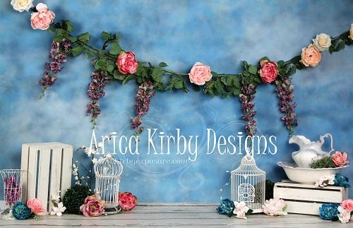 Kate Spring Floral Garden Backdrops Designed by Arica Kirby