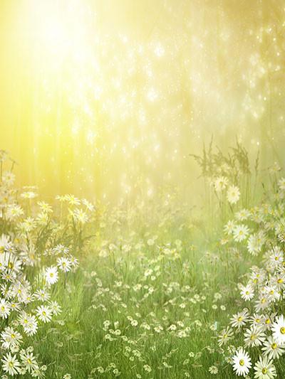 Katebackdrop：Kate Spring Easter Backdrops Green Scenery Photography Background Children