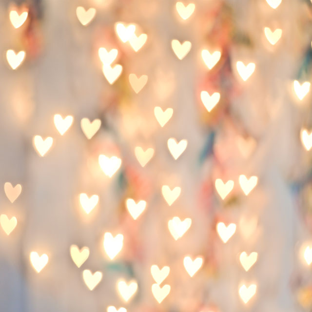 Kate Bright Light Pink Love Heart Valentine's Day Backdrops for Children Photography