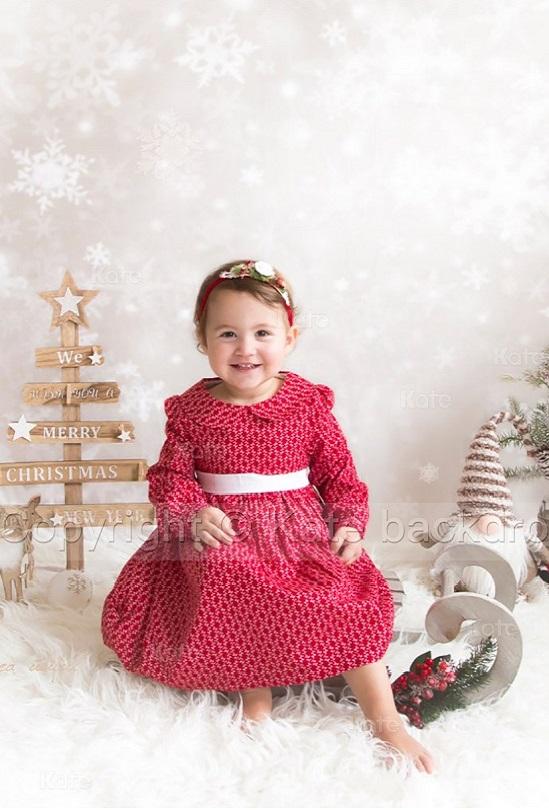 Kate Bokeh snowflake Background Children Holiday Christmas Photography Backdrop - Kate backdrops UK
