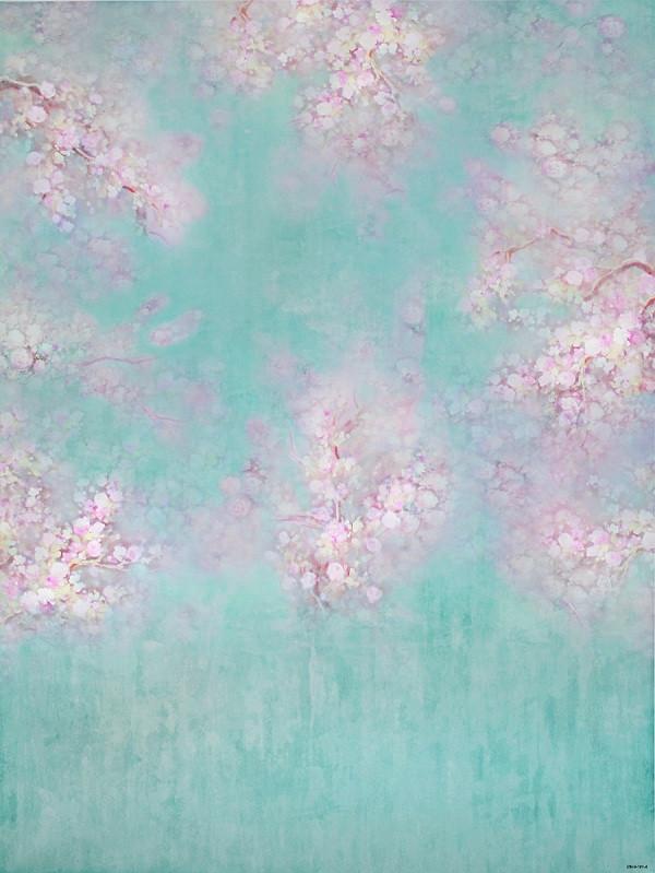 Kate Abstract Green Spring Floral Backdrop For Photography - Kate backdrops UK