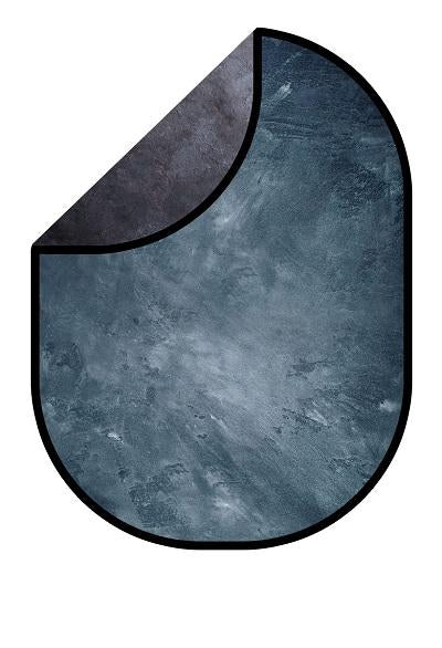 Kate Rust Abstract Texture/Abstract Grey Blue Texture Collapsible Backdrop Photography 5X6.5ft(1.5x2m) -UK