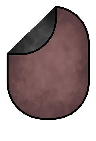 Kate Dark Chocolate Brown Abstract Texture/Dark Gray Black Texture Collapsible Backdrop Photography 5X6.5ft(1.5x2m) -UK