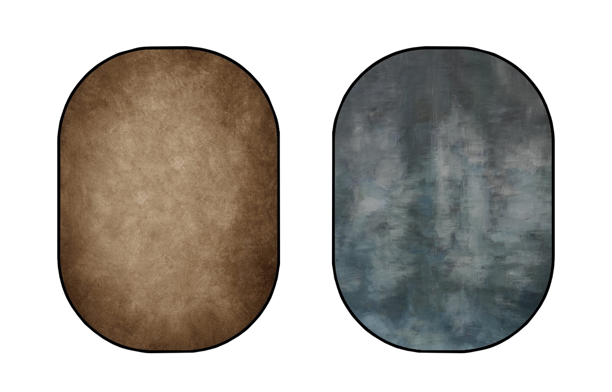 Kate Abstract Brown Texture/Abstract Gray Mixed Green Collapsible Backdrop Photography 5X6.5ft(1.5x2m) -UK