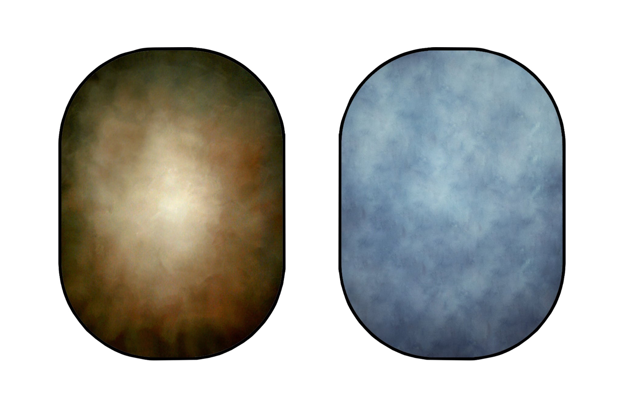 Kate Blue Newborn Texture/ Brown Old Master Collapsible Backdrop Photography 5X6.5ft(1.5x2m) -UK