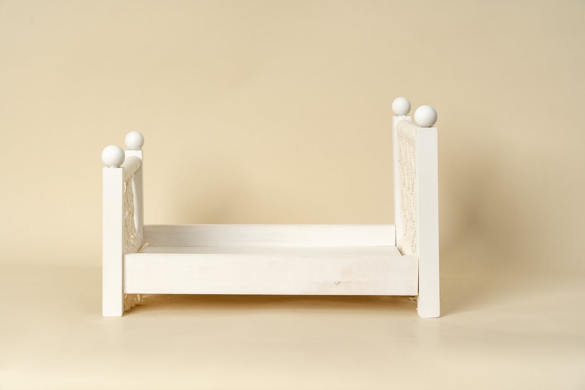 Kate Newborn White Wooden Boho Bed Photography Props