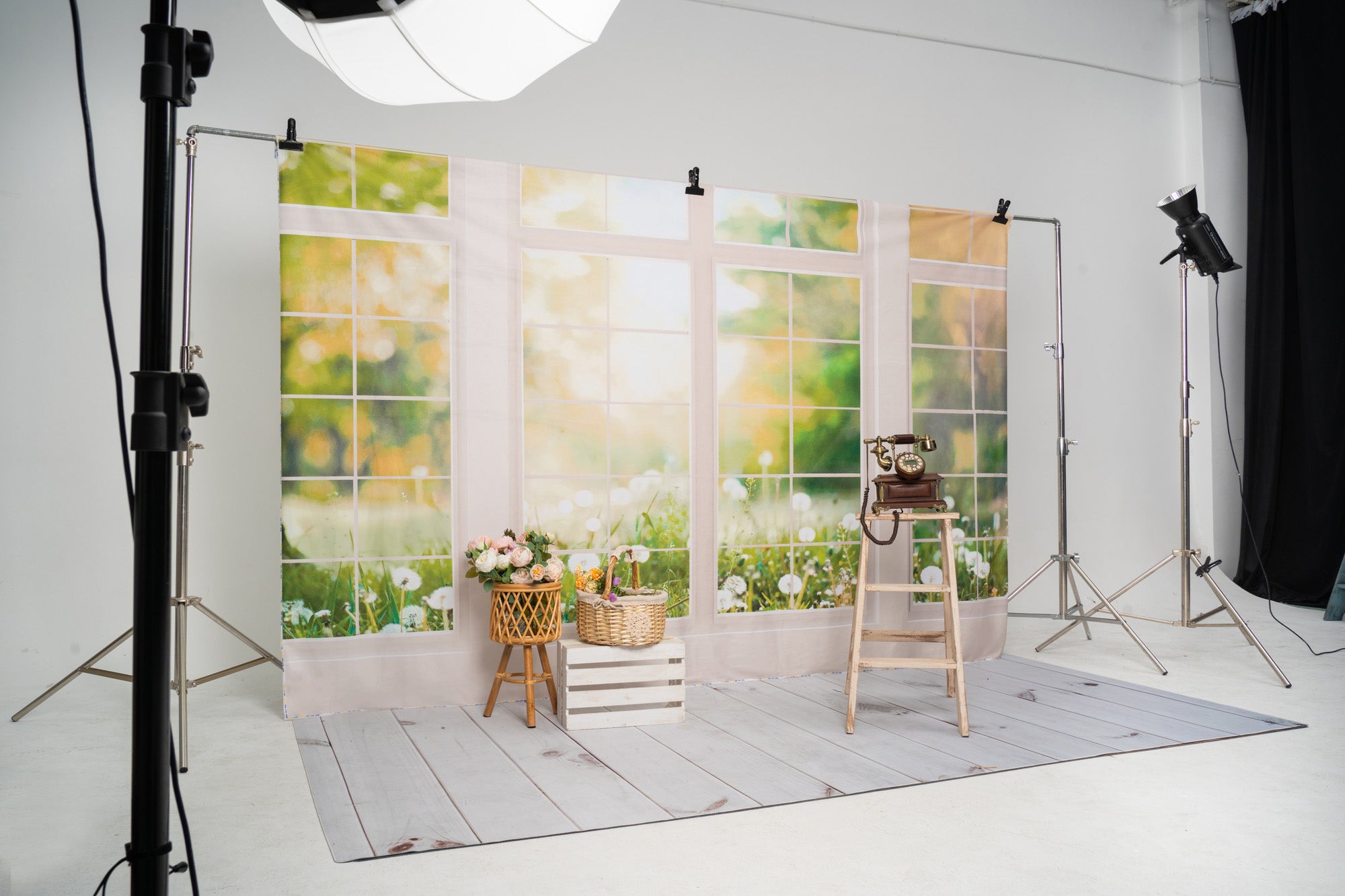 Kate Window Backdrop Spring Garden Designed by Emetselch -UK
