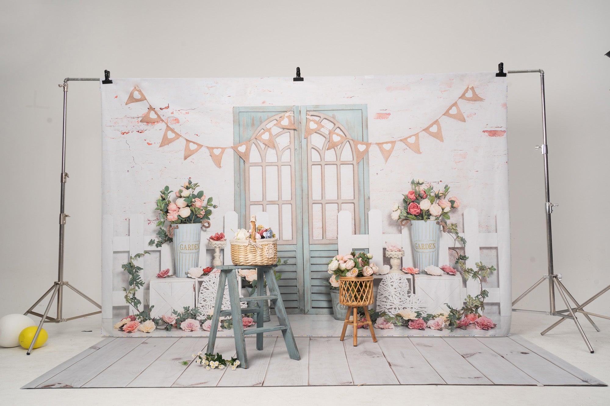 Kate Spring/Easter Flowers Backdrop Designed by Emetselch