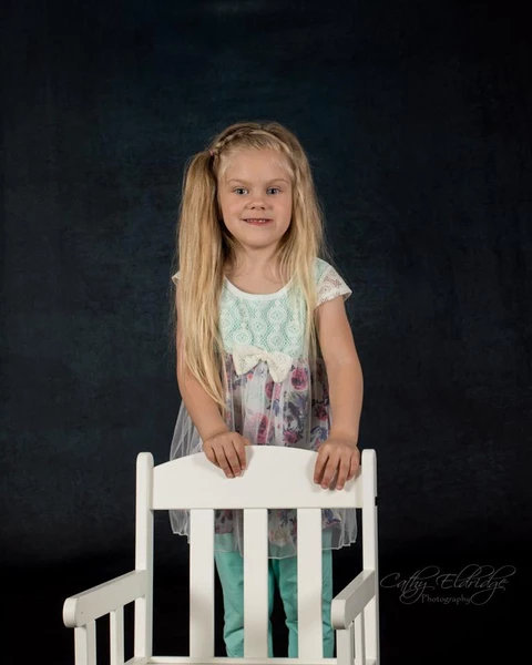 Kate Dark Cold Blue-Black Abstract Texture Backdrop for Portrait Photography