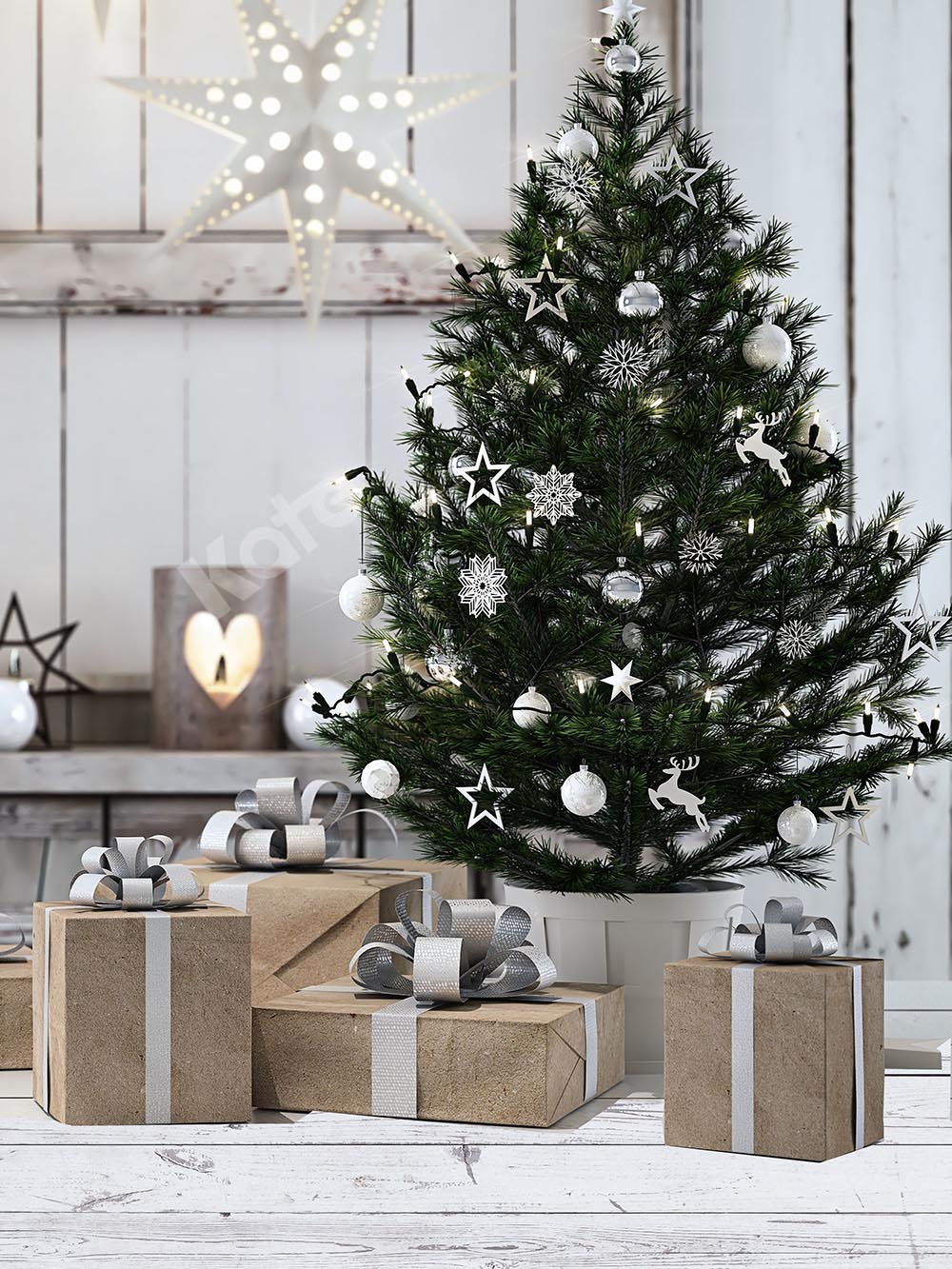 Kate Gifts Christmas Tree Backdrop Designed by Chain Photography