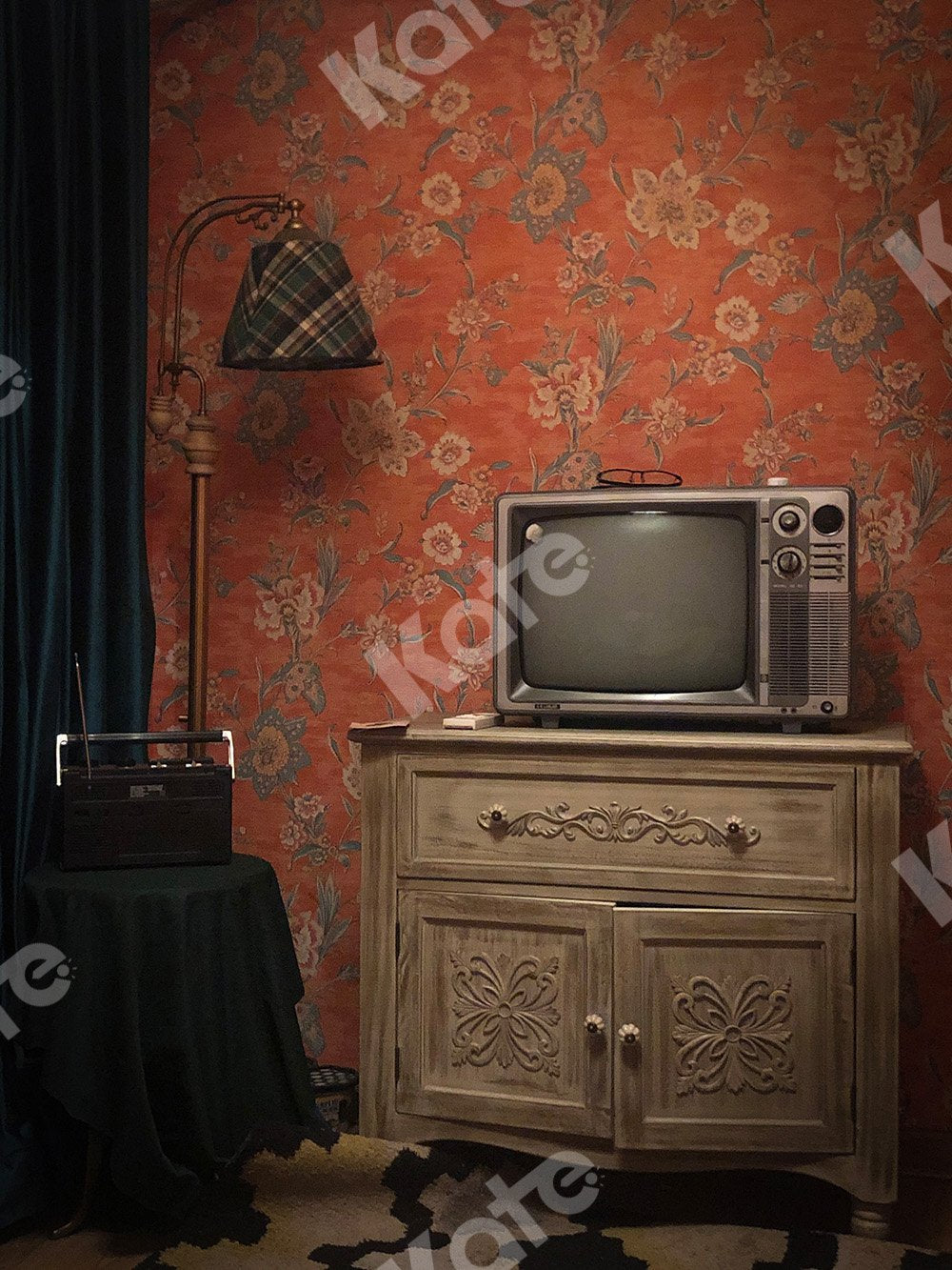 Kate Indoor Backdrop TV Set  80's Room Designed by Emetselch -UK