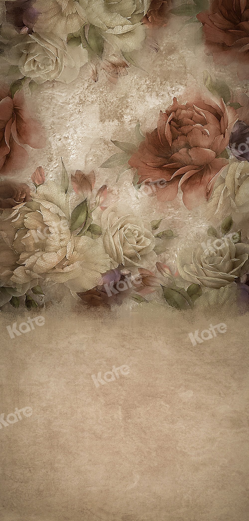 Kate Sweep Fine Art Florals Peony Backdrop for Photography