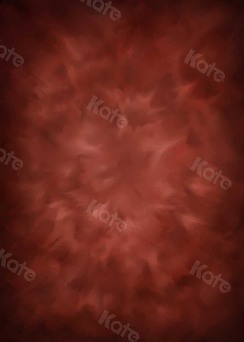 Kate Abstract Iron Oxide Red Textured Backdrop Designed by GQ