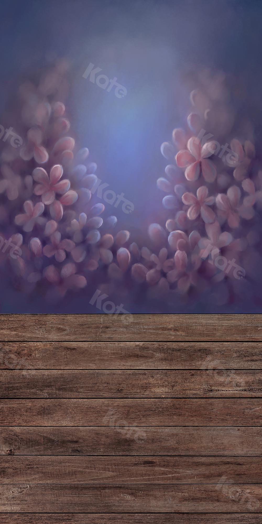 Kate Sweep Fine Art Abstract Floral Wood Backdrop Designed by Chain Photography -UK