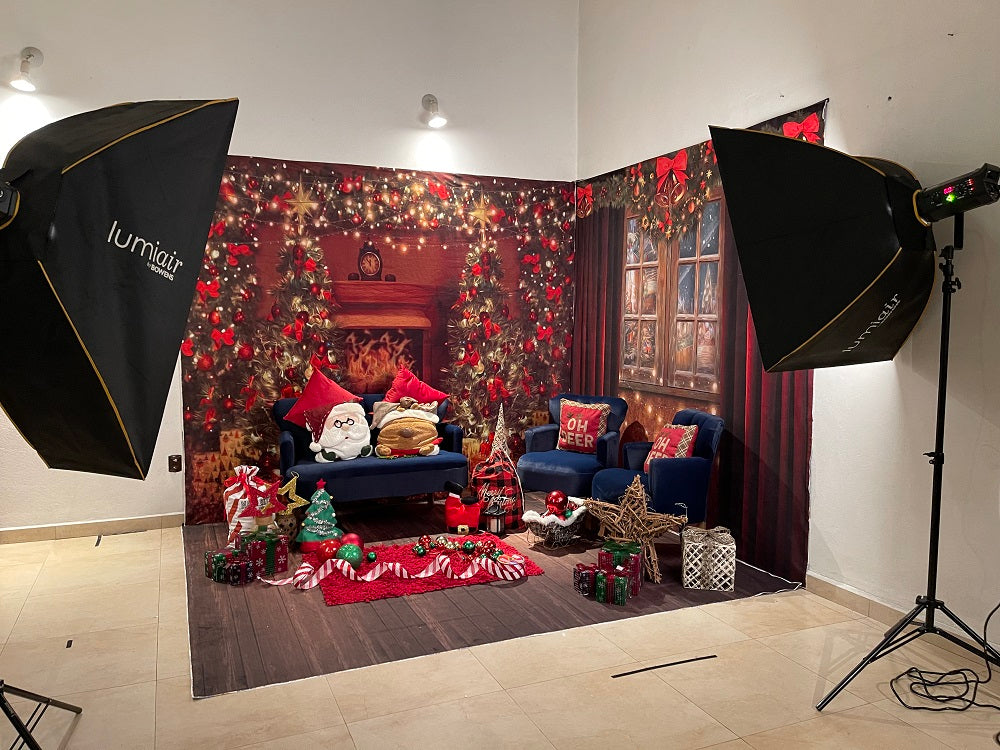 Kate Christmas Fireplace&Window Room Set -UK