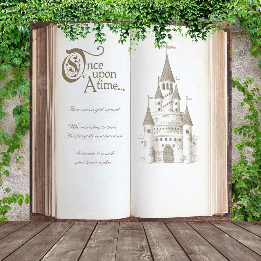 Kate Fairy Tale Backdrop Castle Book Story Designed By JS Photography
