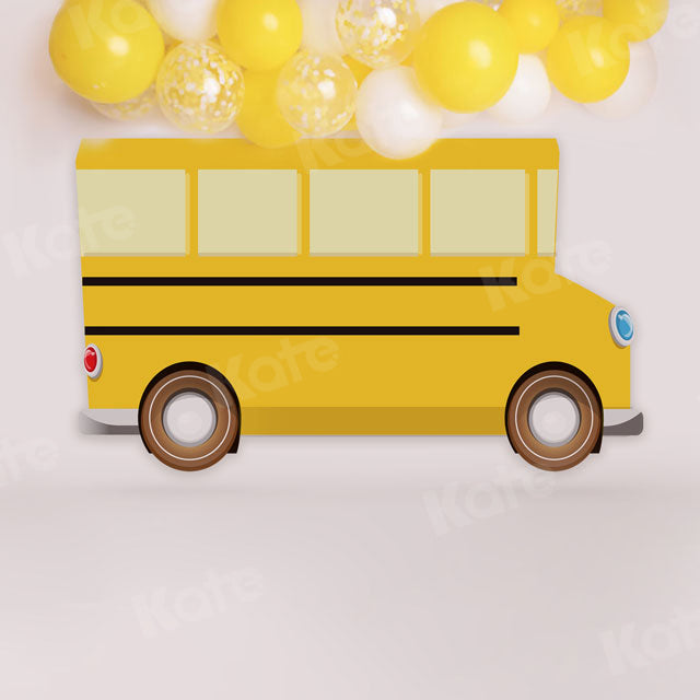 Kate School Bus Backdrop Designed By JS Photography