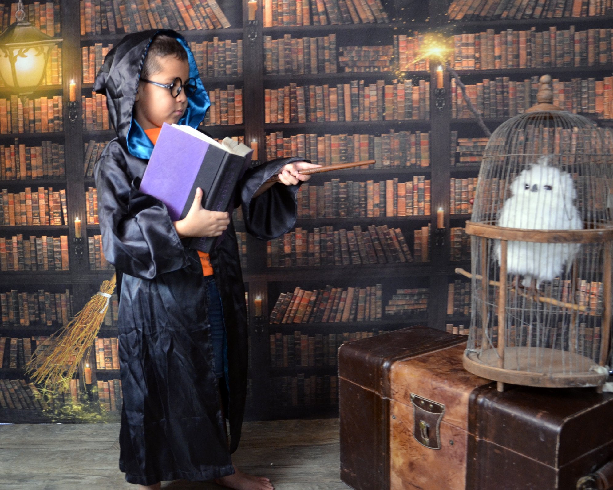 Kate Library Bookshelf Back To School Backdrop Designed By JS Photography