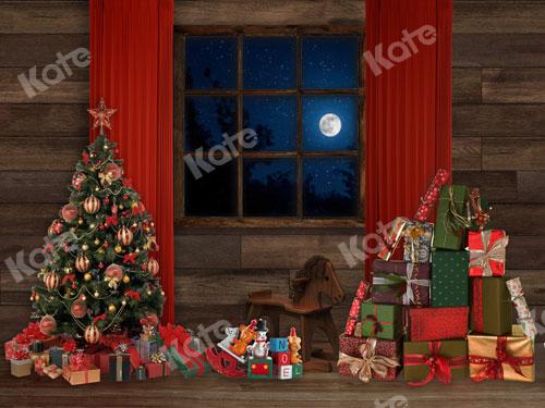 Kate Christmas Window Night Backdrop Designed By JS Photography