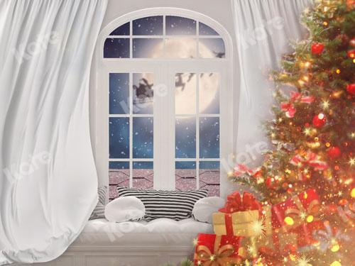Kate White Window Christmas Backdrop Designed By JS Photography -UK