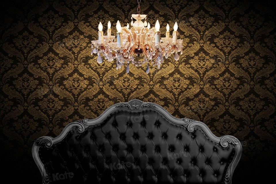 Kate Vintage Boudoir Black Headboard  Backdrop Designed by JS Photography -UK