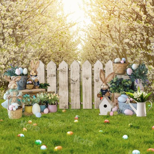 Kate Easter/spring Garden Cherry Blossom Backdrop Designed By JS Photography -UK