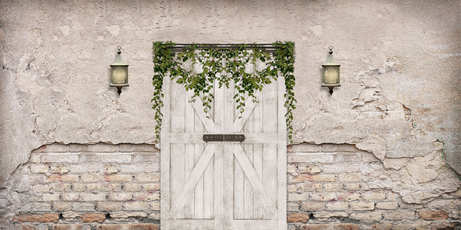 Kate Spring Backdrop Vintage wall Barn Door for Photography