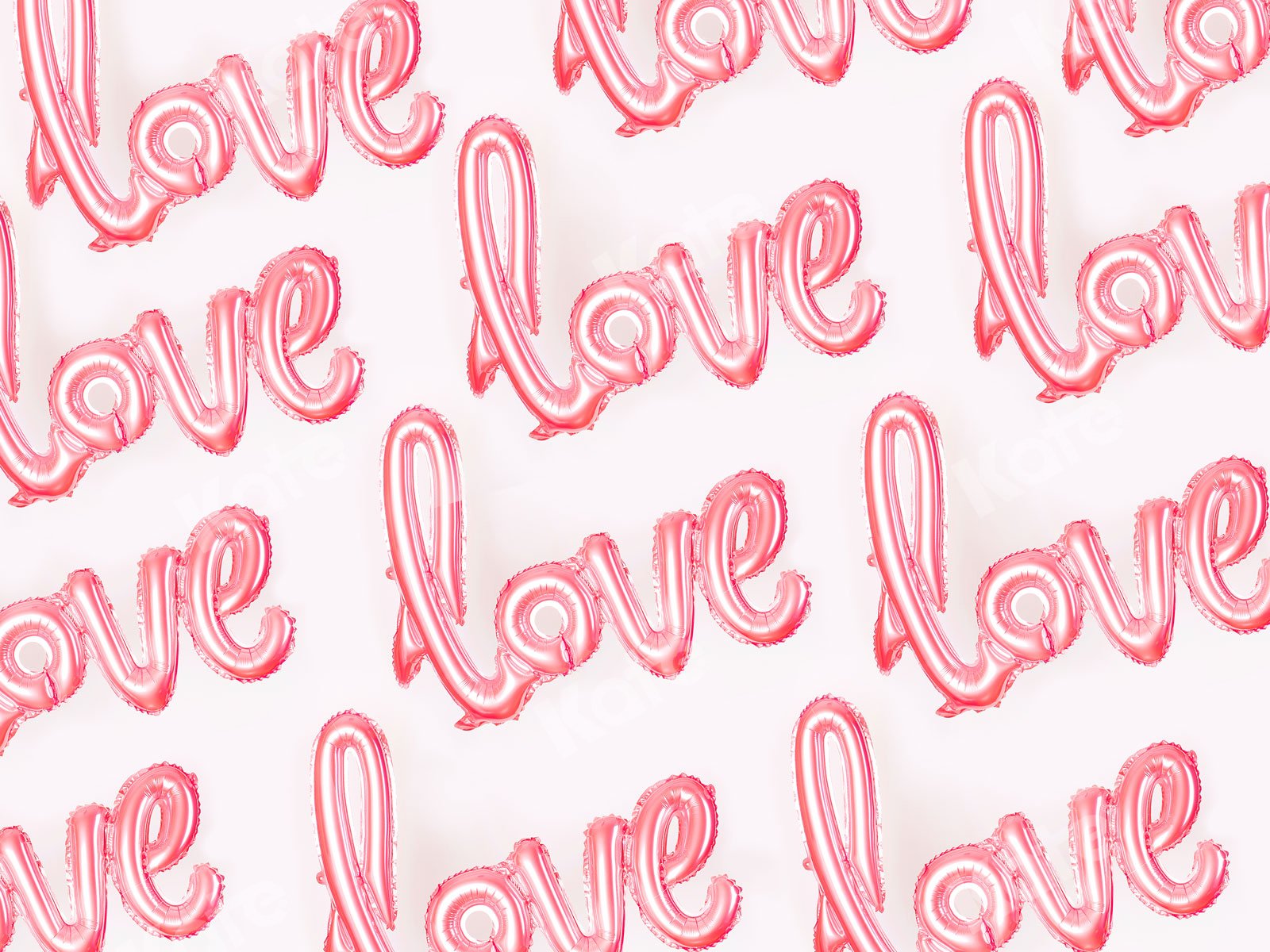 Kate Valentine's Day Pink Love Backdrop for Photography
