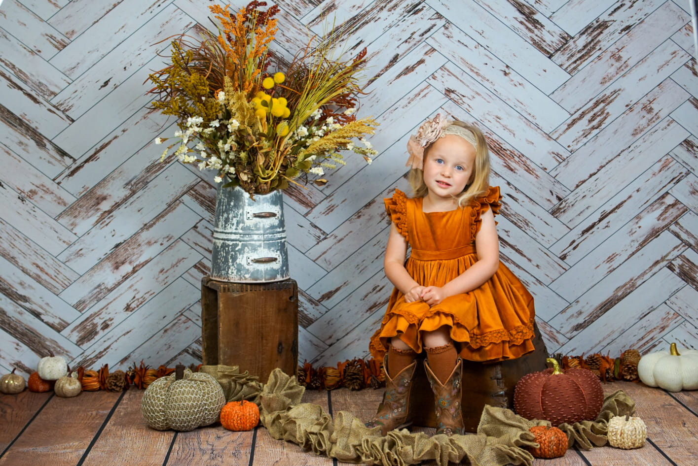 Kate Retro White Waves Wood Backdrop for Photography