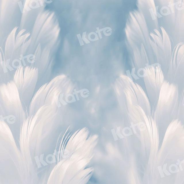 Kate Fine Art White Feather Dream Backdrop for Photography