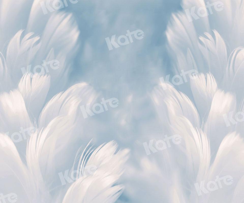 Kate Fine Art White Feather Dream Backdrop for Photography -UK