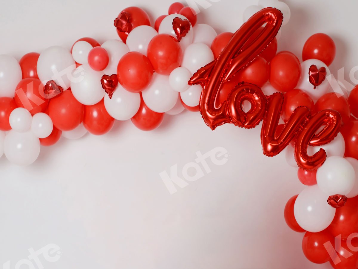 Kate Valentine's Day Balloon Arch Backdrop for Photography