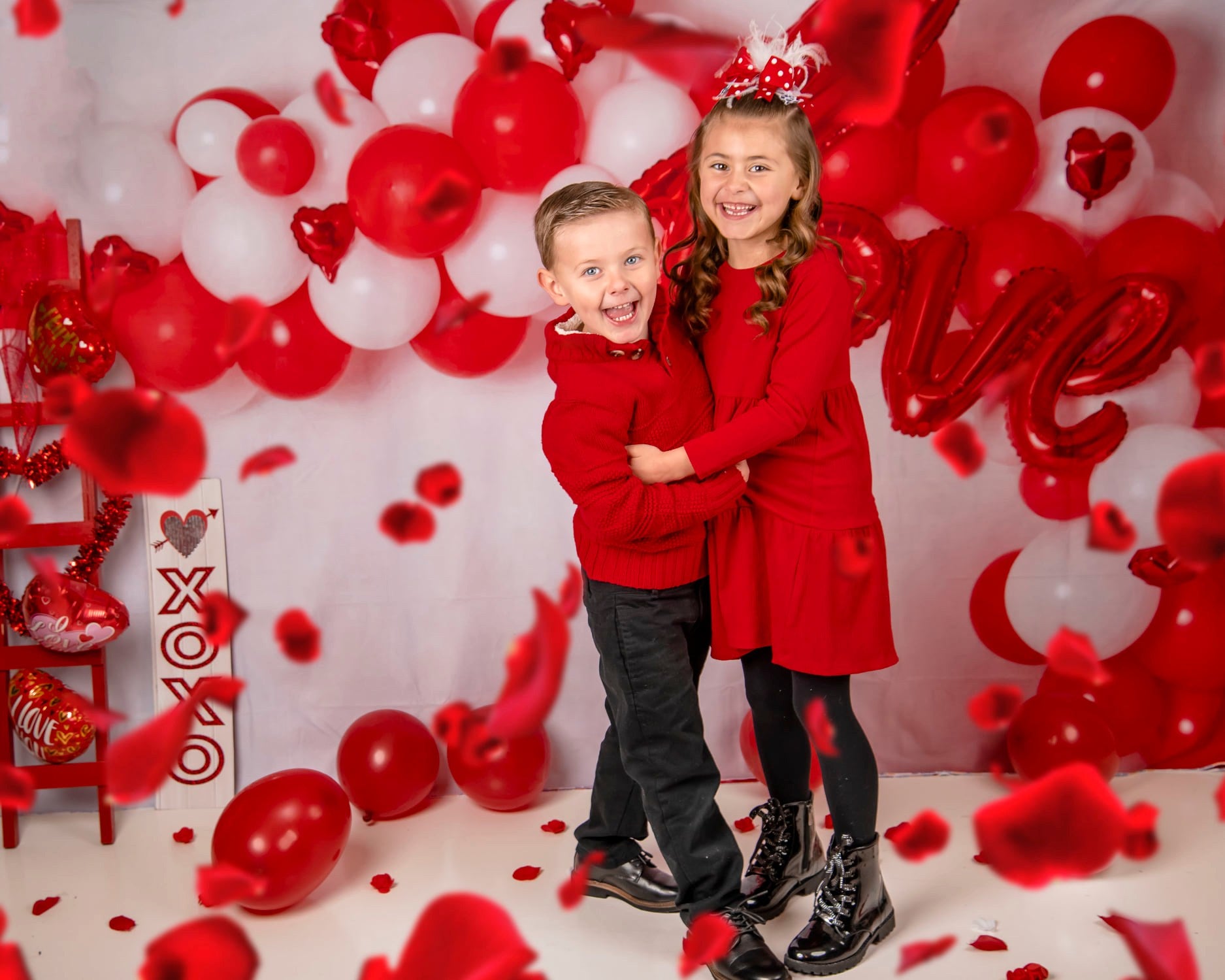 Kate Valentine's Day Balloon Arch Backdrop for Photography -UK