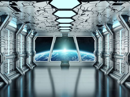 Kate Planet Space Capsule Science Fiction Backdrop for Photography -UK