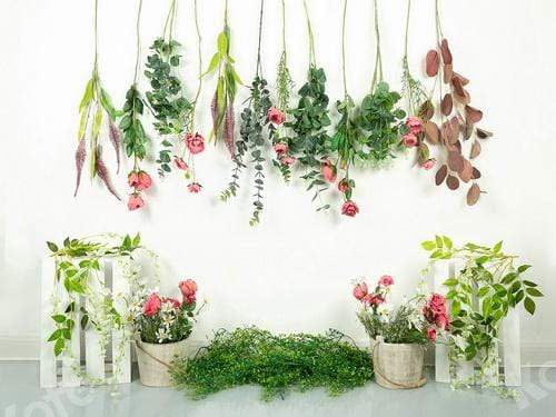 Kate Spring Floral Grass Decorations Backdrop Designed by Jia Chan Photography