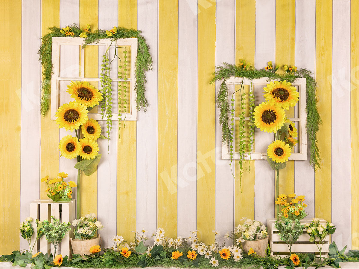 Kate Sunflowers Summer Children Backdrop Designed by Jia Chan Photography
