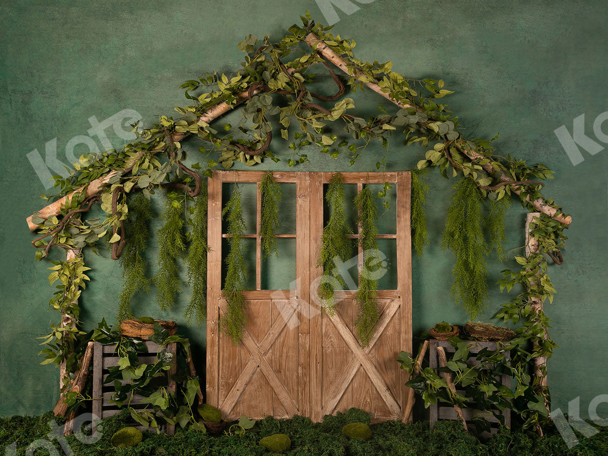 Kate Green Garden Door Summer Backdrop Designed by Jia Chan Photography
