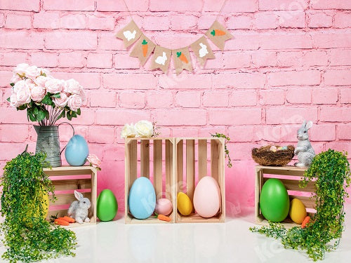 Spring/Easter Pink Wall Backdrop