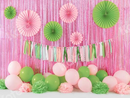 Kate Summer Cake Smash Balloons Backdrop Designed by Jia Chan Photography