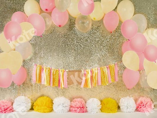 Kate Gold Girls Cake Smash Backdrop Designed by Jia Chan Photography -UK