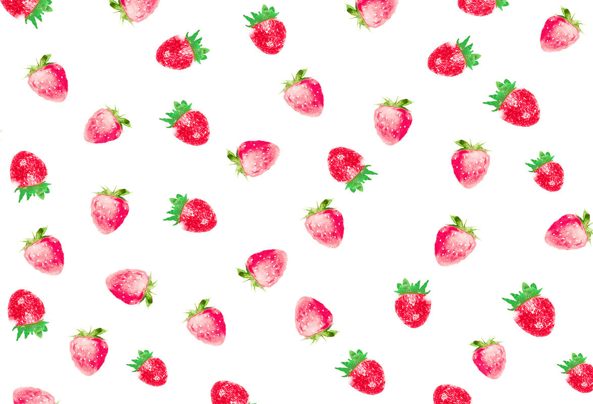 Kate Summer Backdrop Strawberry Designed by Chain Photography -UK