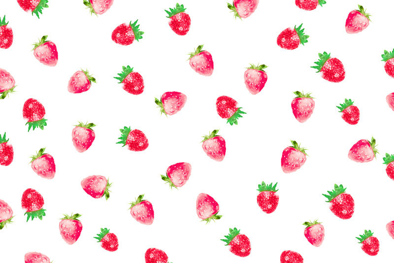 Kate Summer Backdrop Strawberry Designed by Chain Photography -UK