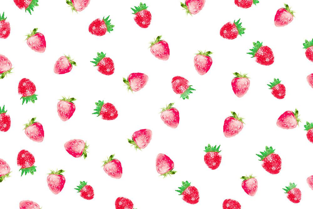 Kate Summer Backdrop Strawberry Designed by Chain Photography -UK
